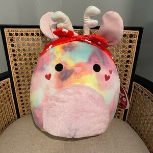 12in Squishmallows Priyanka Rainbow Jackalope Plush